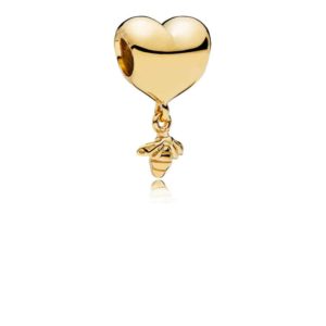 Charm cœur et Abeille Pandora Shine 49€ Charm cœur et Abeille Pandora Shine 49€