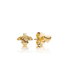 Clous d'oreilles coeur et Abeille Clous d'oreilles coeur et Abeille