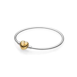 Jonc Moments en Argent fermoir coeur Shine - 567163 Jonc Moments en Argent fermoir coeur Shine - 567163