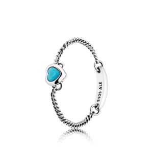 Bague Coeur Fougueux Bleu 29€ - 197191NYA Bague Coeur Fougueux Bleu 29€ - 197191NYA