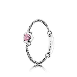 Bague Coeur Fougueux Rose 29€ - 197191PCZ Bague Coeur Fougueux Rose 29€ - 197191PCZ