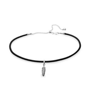 Choker Noir et plume 49€ - 397197CBK Choker Noir et plume 49€ - 397197CBK