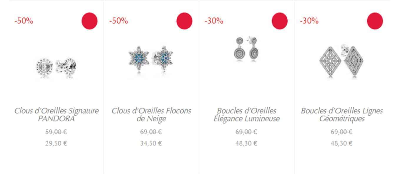 promotion boucle d'oreille pandora promotion boucle d'oreille pandora