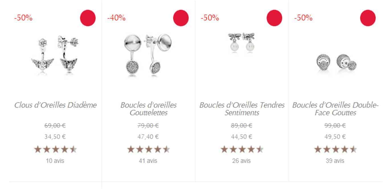 promotion boucle d'oreille pandora promotion boucle d'oreille pandora