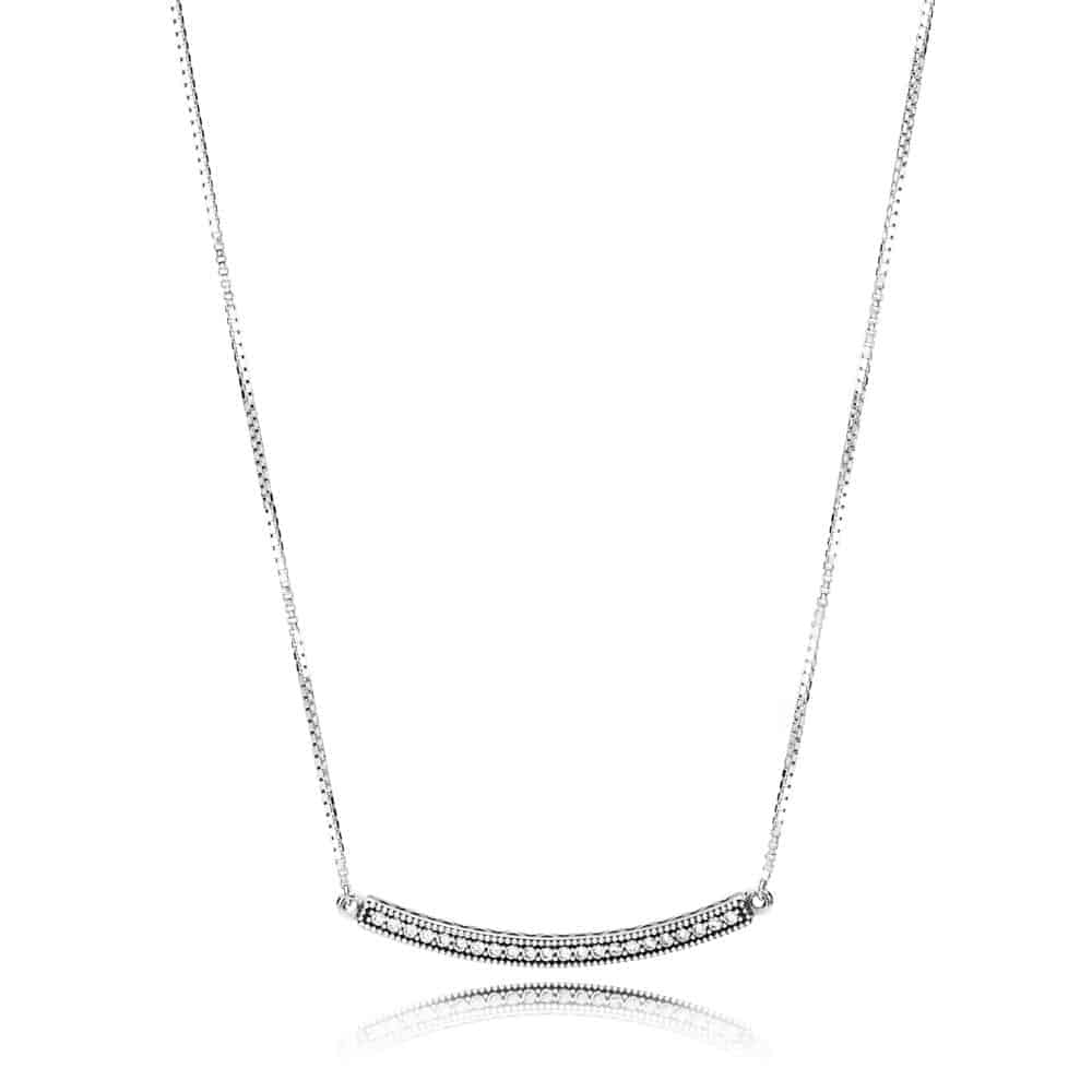 Collier à Barre Cœurs PANDORA 89,00 € - 767401 Collier à Barre Cœurs PANDORA 89,00 € - 767401