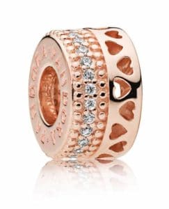 Espaceur Cœur Or Rose Pandora 59€ - 767415CZ Espaceur Cœur Or Rose Pandora 59€ - 767415CZ