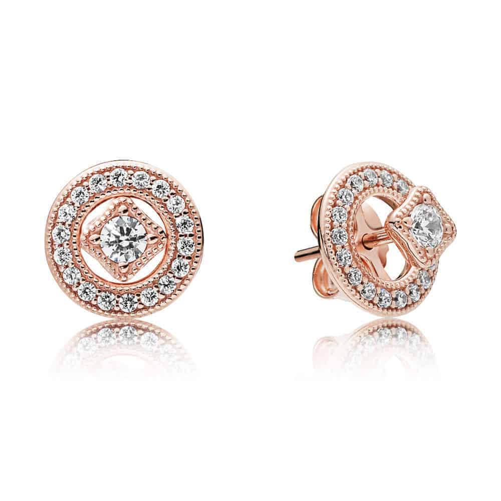 Clous d'oreilles Elégance Vintage 89€ - 280721CZ Clous d'oreilles Elégance Vintage 89€ - 280721CZ