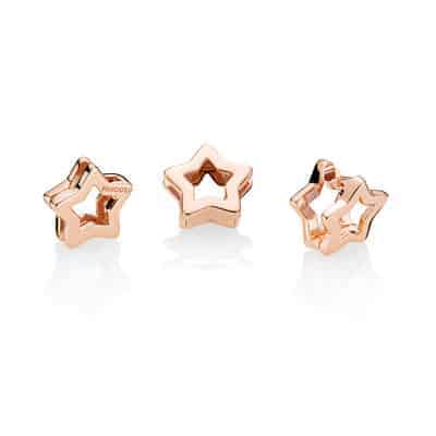 Charm Pandora Réflexion Etoile Or Rose 39€ - 767544 Charm Pandora Réflexion Etoile Or Rose 39€ - 767544