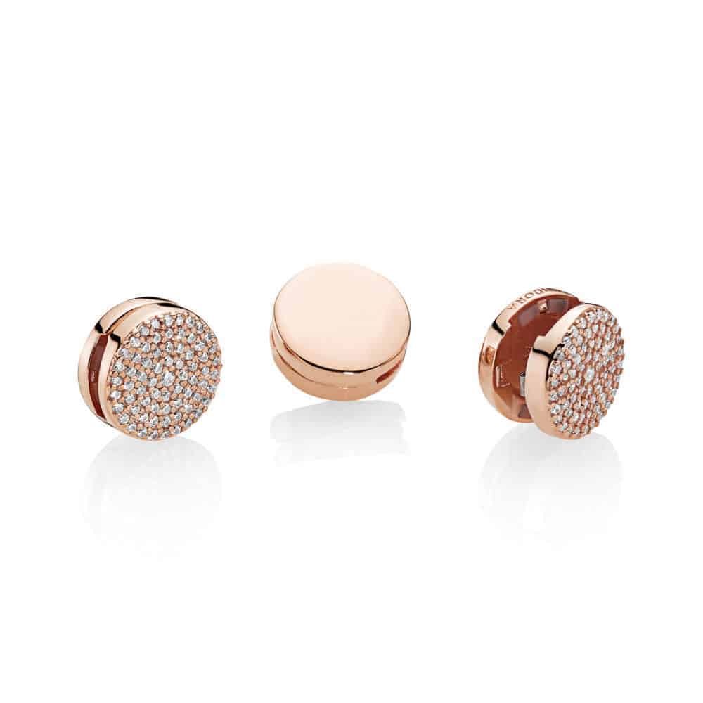 Charm Clip Réflexions Éblouissante Or Rose 59€ - 787583CZ Charm Clip Réflexions Éblouissante Or Rose 59€ - 787583CZ