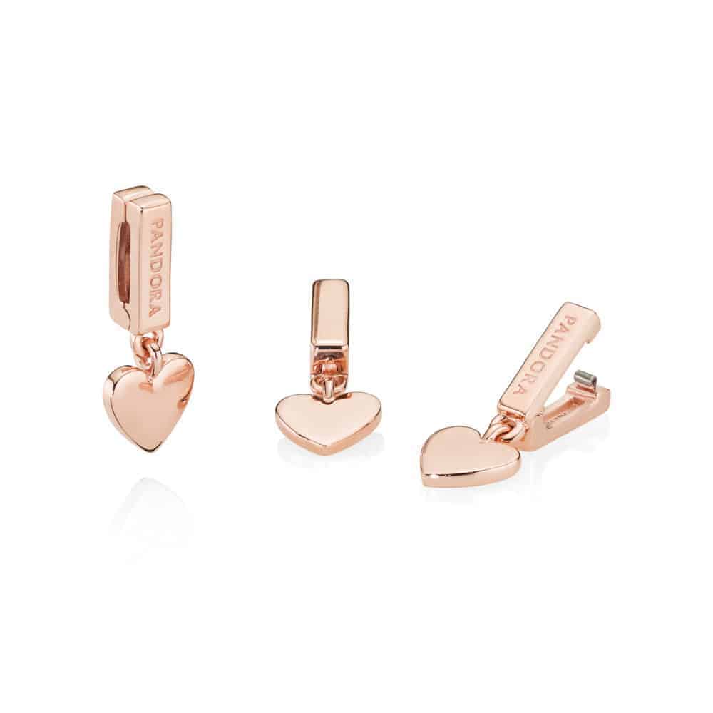 Charm Clip Coeur En Apesanteur Or Rose 39€ - 787643 Charm Clip Coeur En Apesanteur Or Rose 39€ - 787643