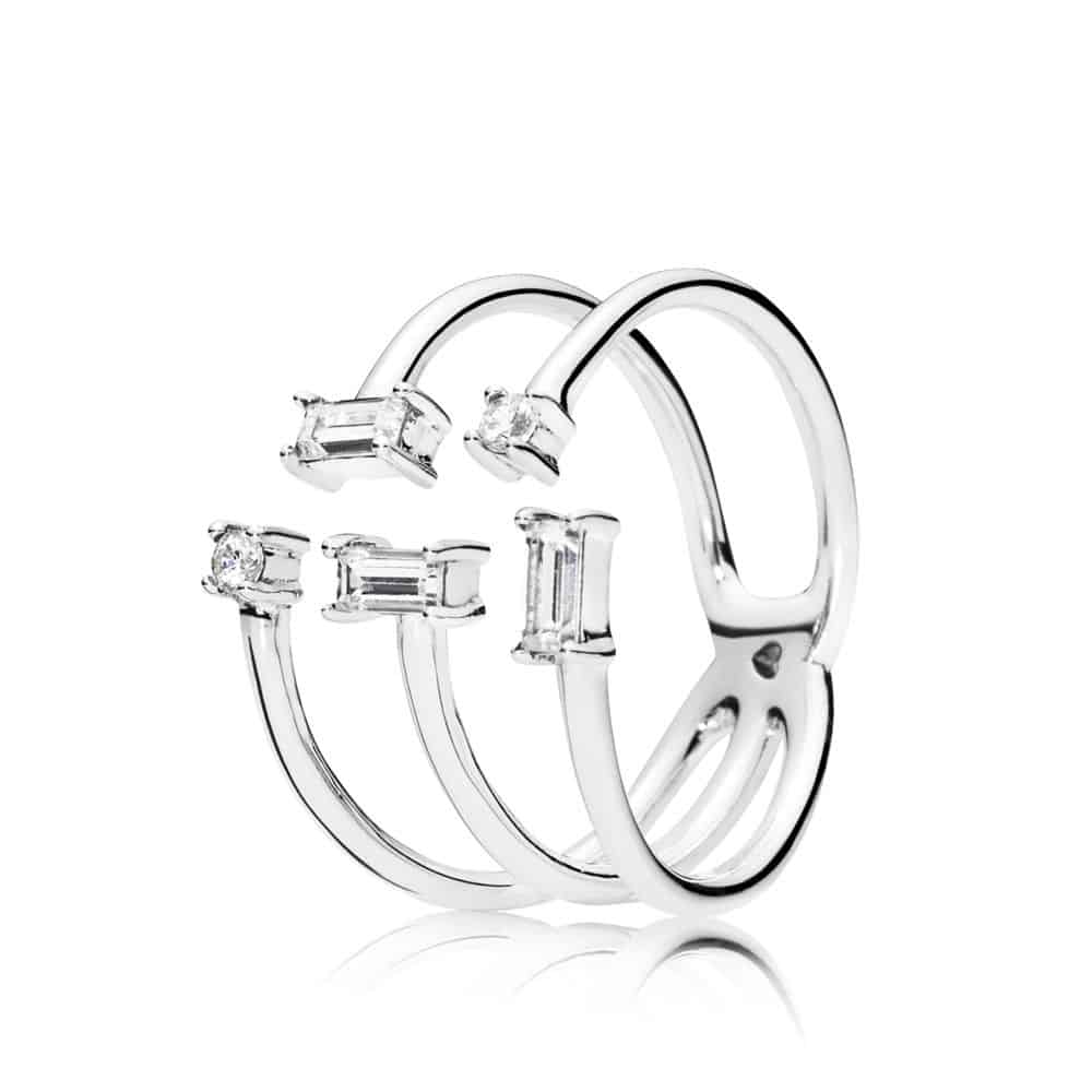 Bague Éclats Scintillants en Argent - 197527CZ Bague Éclats Scintillants en Argent - 197527CZ