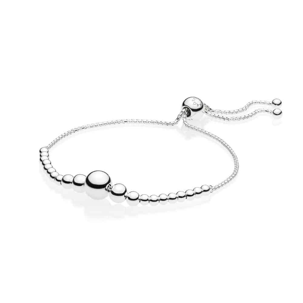 Bracelet Coulissant en Argent Fil de Perles 59€ - 597749 Bracelet Coulissant en Argent Fil de Perles 59€ - 597749