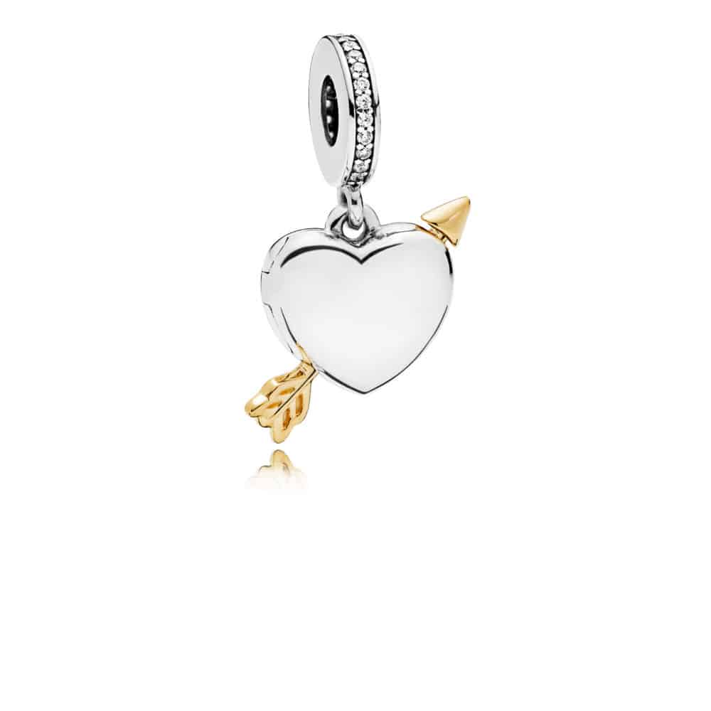Charm pendant Flèche de l'Amour en PANDORA Shine 75 € - 767816CZ Charm pendant Flèche de l'Amour en PANDORA Shine 75 € - 767816CZ