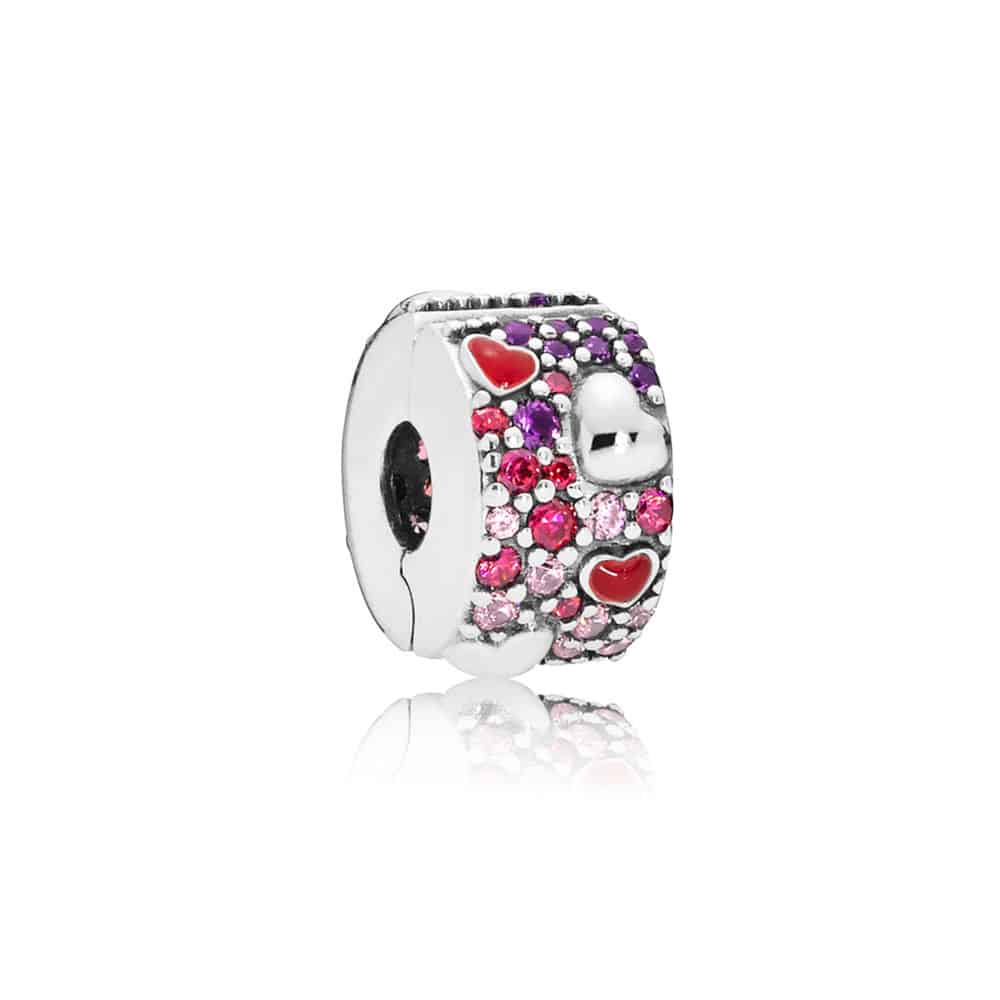 Clip Cœurs Stylisés en Argent 45,00 € - 797838CZRMX Clip Cœurs Stylisés en Argent 45,00 € - 797838CZRMX