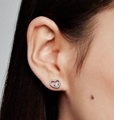 Cœurs Stylisés Clous d’oreilles en Argent 45 € - 297813CZ Cœurs Stylisés Clous d’oreilles en Argent 45 € - 297813CZ