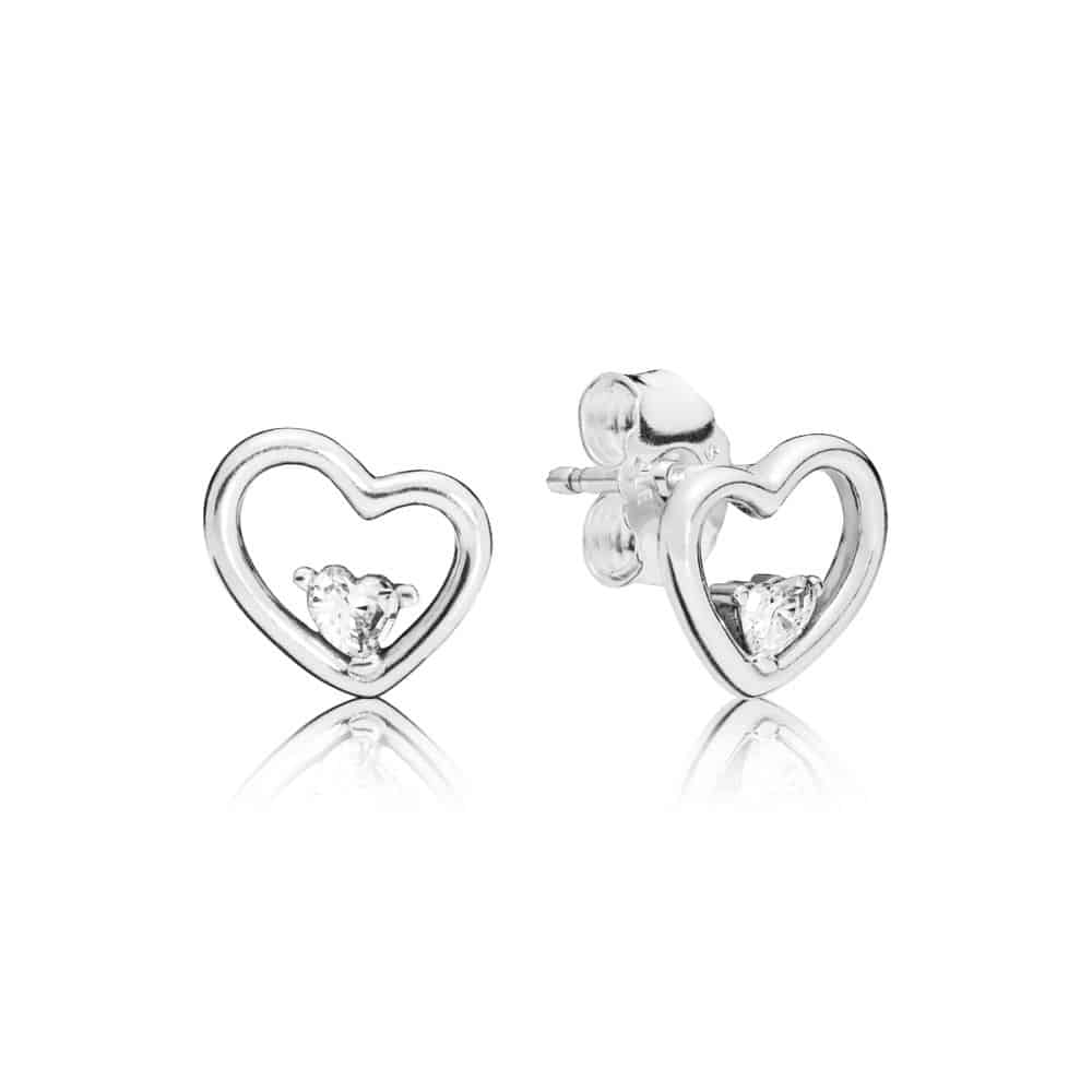 Clous d’oreilles Cœurs Stylisés en Argent 45 € - 297813CZ Clous d’oreilles Cœurs Stylisés en Argent 45 € - 297813CZ