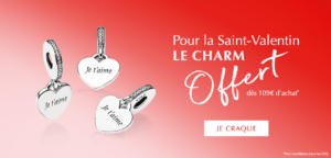 je t'aime saint-valentin 2019 pandora