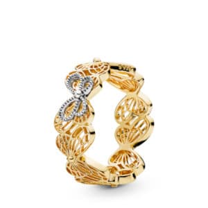 Bague Papillon ajourée en PANDORA Shine 99€ Bague Papillon ajourée en PANDORA Shine 99€