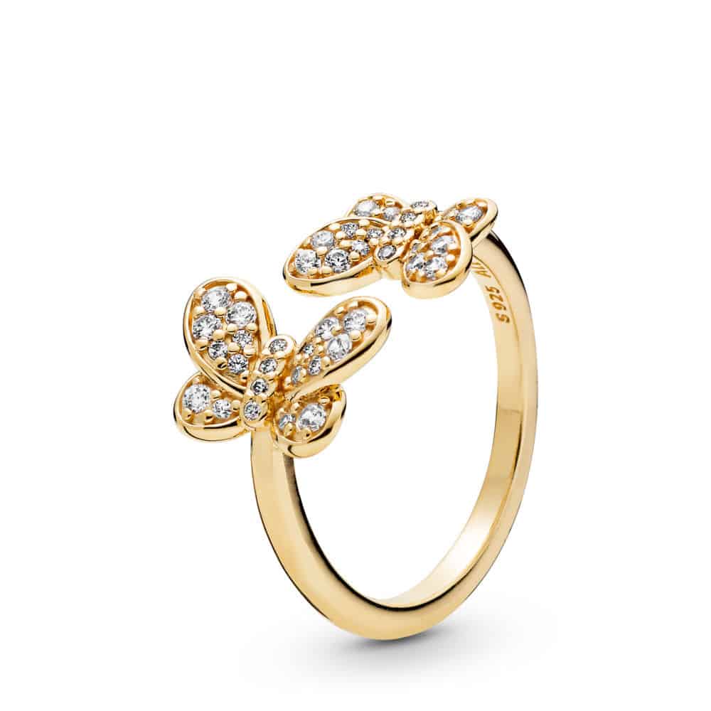 Bague Papillon Éblouissants ouverte en PANDORA Shine 119€ - 167913CZ Bague Papillon Éblouissants ouverte en PANDORA Shine 119€ - 167913CZ