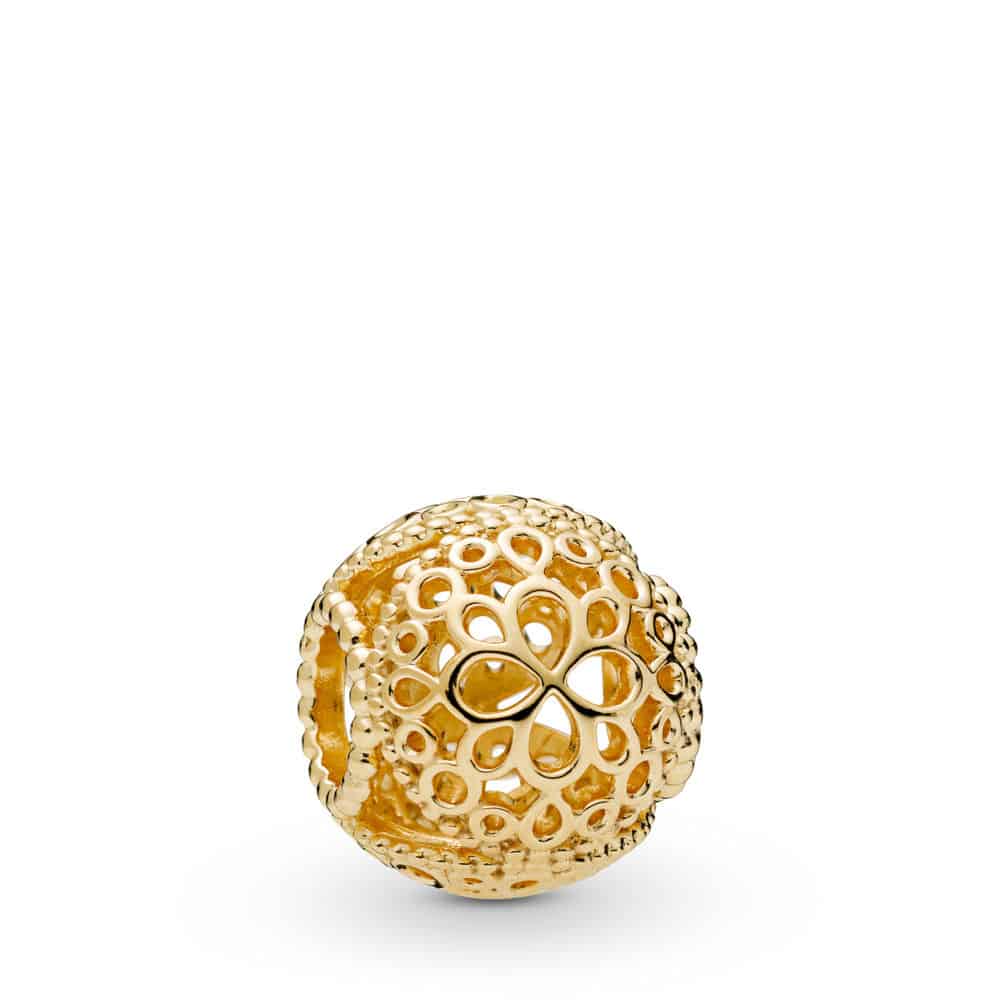 Charm Fleur Ajourée en PANDORA Shine 59€ - 767853 Charm Fleur Ajourée en PANDORA Shine 59€ - 767853