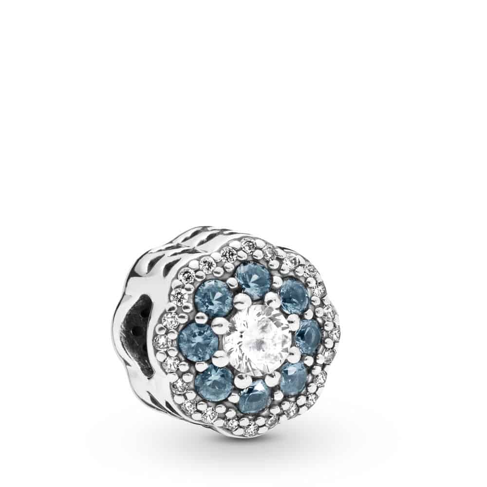 Charm Fleur Scintillante Bleue en Argent 75€ - 797851NMB Charm Fleur Scintillante Bleue en Argent 75€ - 797851NMB
