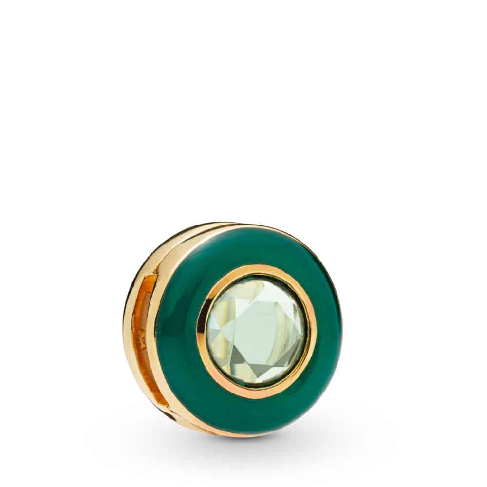 Clip Charm Cercle Vert Lumineux en PANDORA Shine 69€ - 767891NMG Clip Charm Cercle Vert Lumineux en PANDORA Shine 69€ - 767891NMG