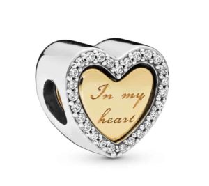 Charm Du Fond de mon Cœur en Pandora Shine 69€ Charm Du Fond de mon Cœur en Pandora Shine 69€