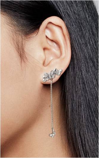 ÉDITION LIMITÉE : Clous d’oreilles Papillons Lumineux en Argent ÉDITION LIMITÉE : Clous d’oreilles Papillons Lumineux en Argent