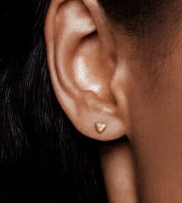 Rendu des clous d'oreilles Triangles Shine Rendu des clous d'oreilles Triangles Shine