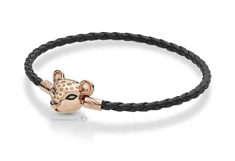 bracelet cuir Panthère bracelet cuir Panthère
