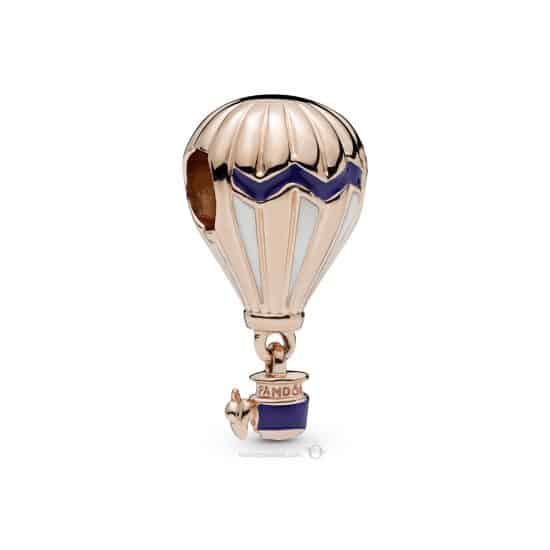 Montgolfière Or Rose et Bleue Montgolfière Or Rose et Bleue