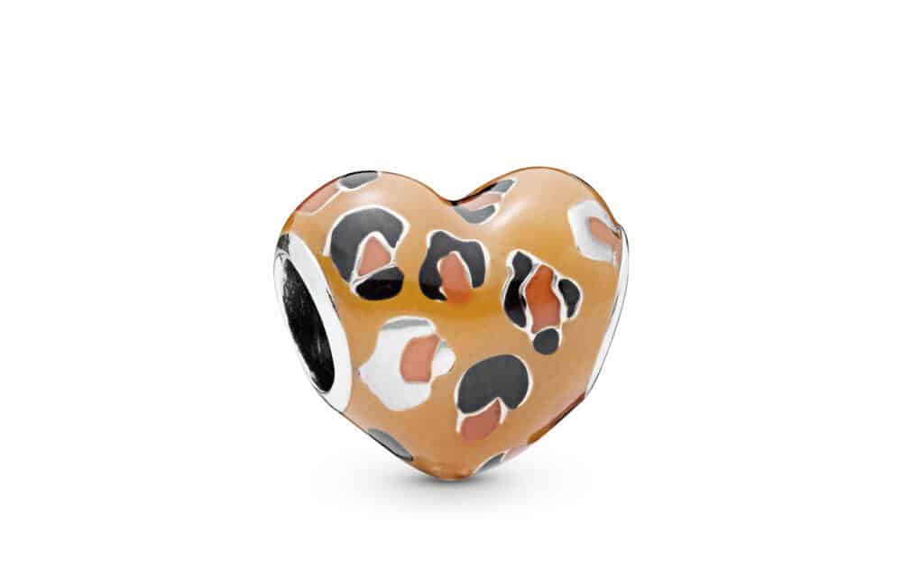Charm-cœur léopard en Argent 45€ - 798065ENMX Charm-cœur léopard en Argent 45€ - 798065ENMX