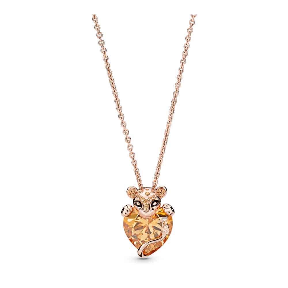 Collier Cœur Princesse Lionne Scintillant en Pandora Rose 199€ - 388068CZM Collier Cœur Princesse Lionne Scintillant en Pandora Rose 199€ - 388068CZM