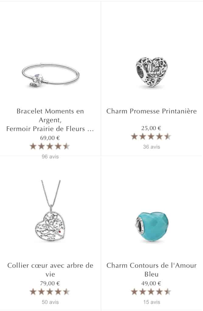 Vente privee 1+1 = 3 Pandora Vente privee 1+1 = 3 Pandora