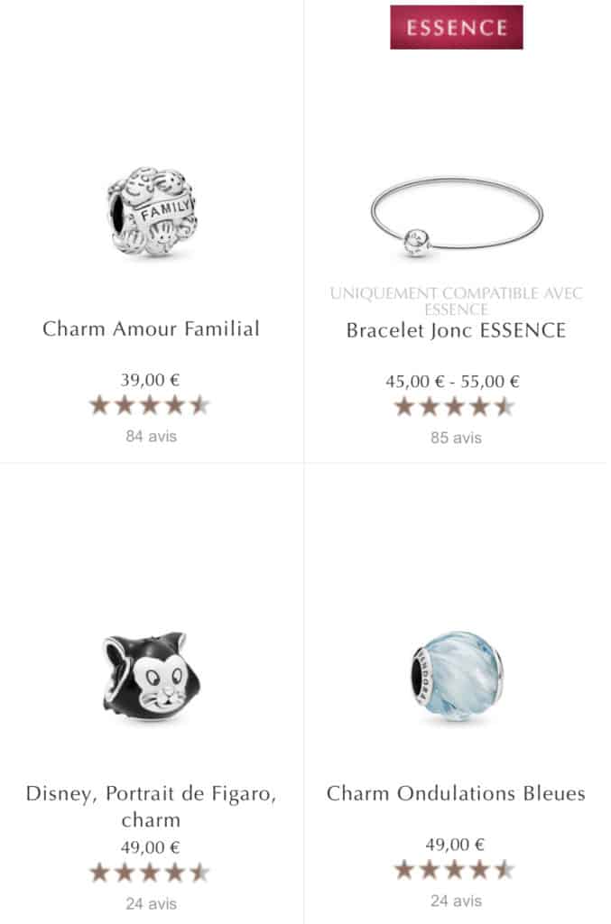 Vente privée 1+1 = 3 Pandora Vente privée 1+1 = 3 Pandora