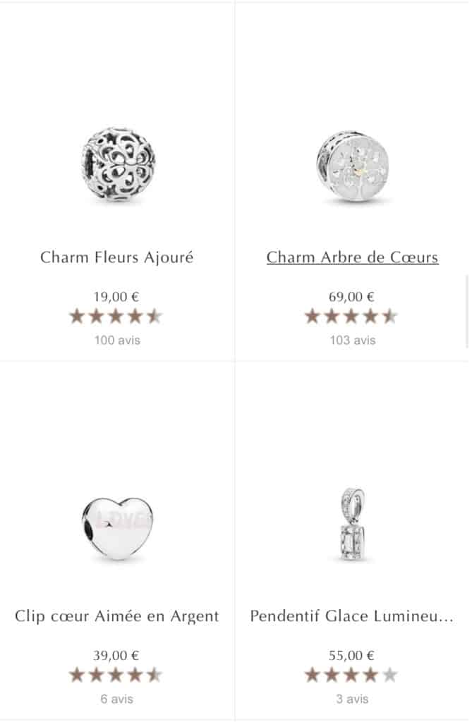 La Vente privée 1+1 = 3 Pandora La Vente privée 1+1 = 3 Pandora