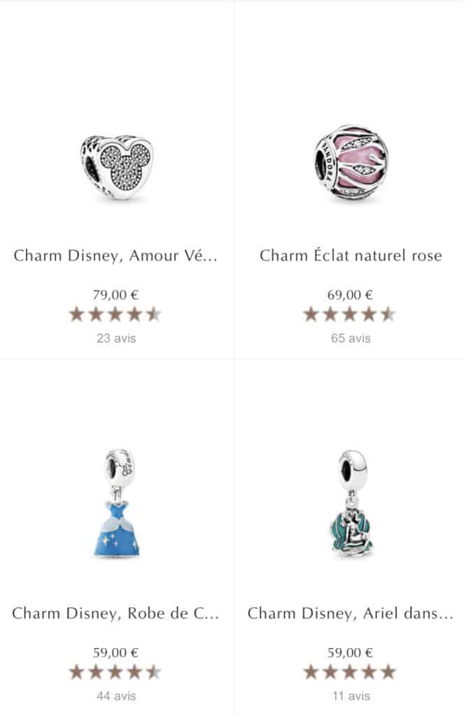 Vente privée 1+1 = 3 Pandora Vente privée 1+1 = 3 Pandora