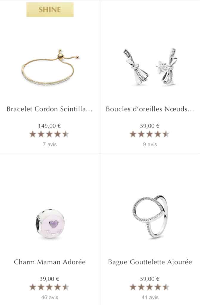 La Vente privée 1+1 = 3 Pandora La Vente privée 1+1 = 3 Pandora