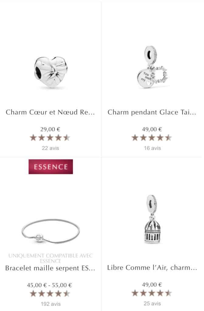La Vente privée 1+1 = 3 Pandora La Vente privée 1+1 = 3 Pandora