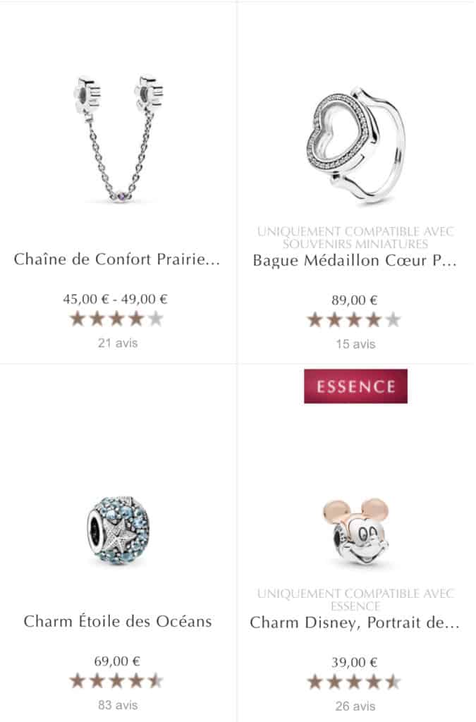 Vente privée 1+1 = 3 Pandora Vente privée 1+1 = 3 Pandora