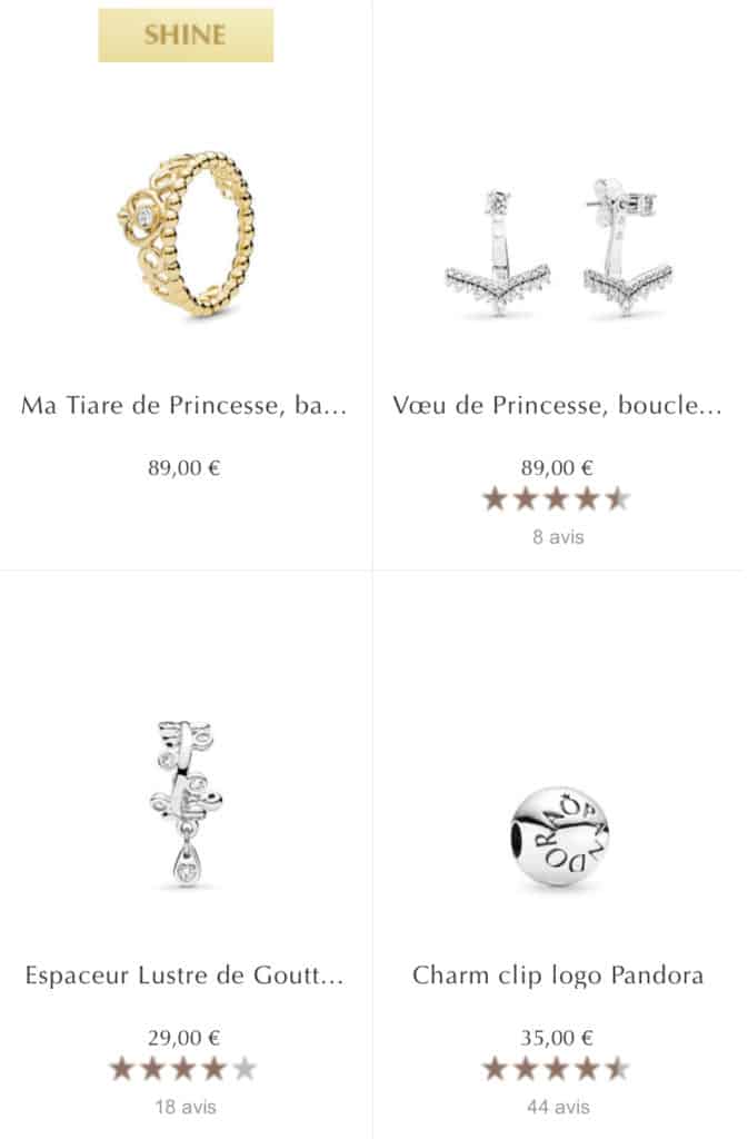 Vente privée 1+1 = 3 Pandora Vente privée 1+1 = 3 Pandora