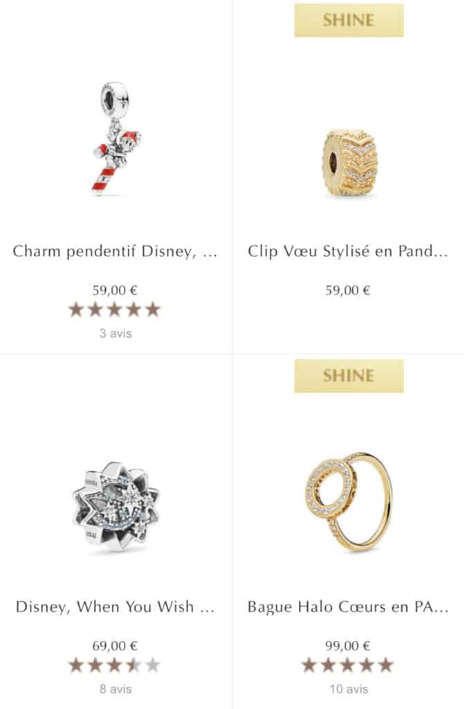 Vente privée 1+1 = 3 Pandora Vente privée 1+1 = 3 Pandora