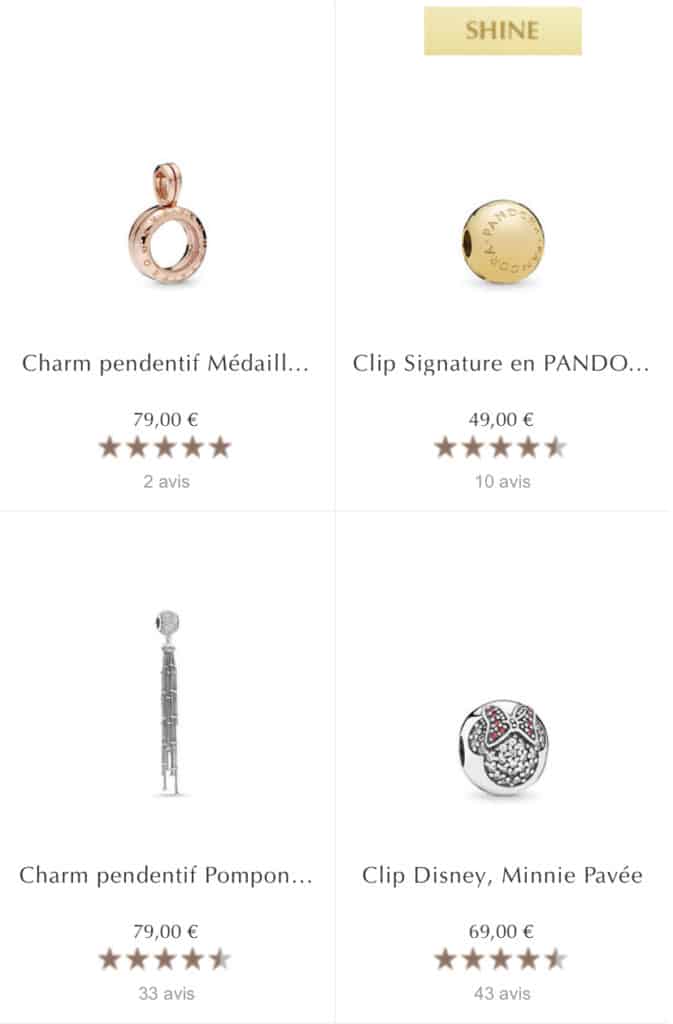 La Vente privée 1+1 = 3 Pandora La Vente privée 1+1 = 3 Pandora