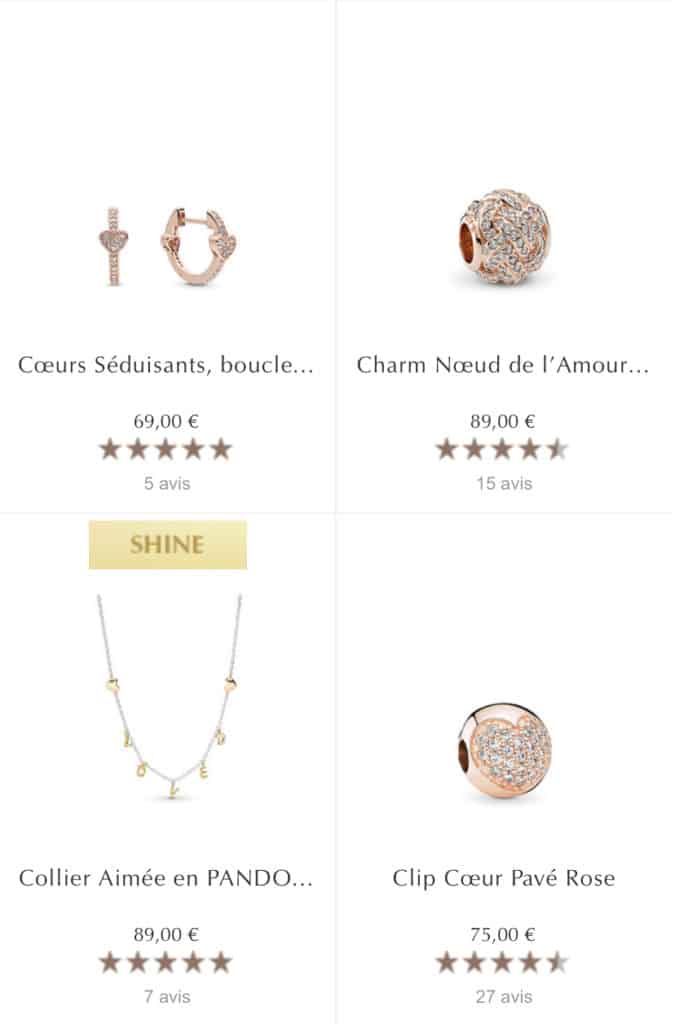 La Vente privée 1+1 = 3 Pandora La Vente privée 1+1 = 3 Pandora