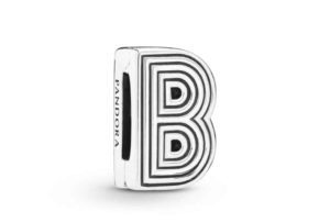Charm Clip Lettre B PANDORA Reflexions en Argent 29,00 € - 798198 Charm Clip Lettre B PANDORA Reflexions en Argent 29,00 € - 798198