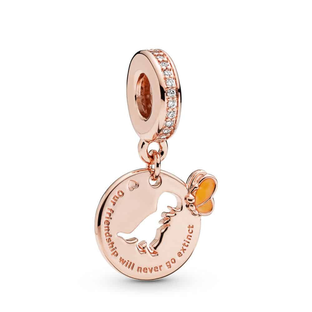 Charm pendant Médaillon Dinosaure & Papillon en PANDORA Rose 59€ - 788180CZ Charm pendant Médaillon Dinosaure & Papillon en PANDORA Rose 59€ - 788180CZ