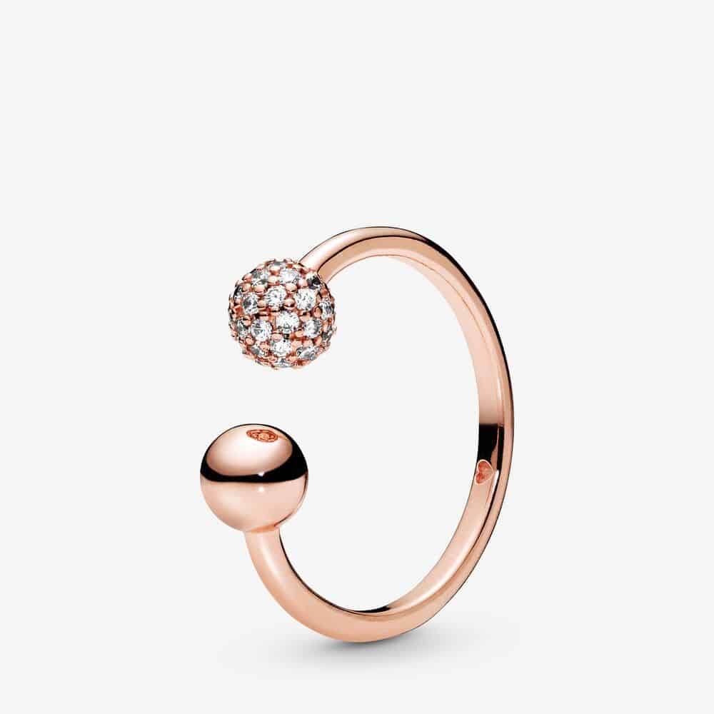 Bague ouverte Perlée, Polie et Pavé 69,00 € - 188316CZ Bague ouverte Perlée, Polie et Pavé 69,00 € - 188316CZ