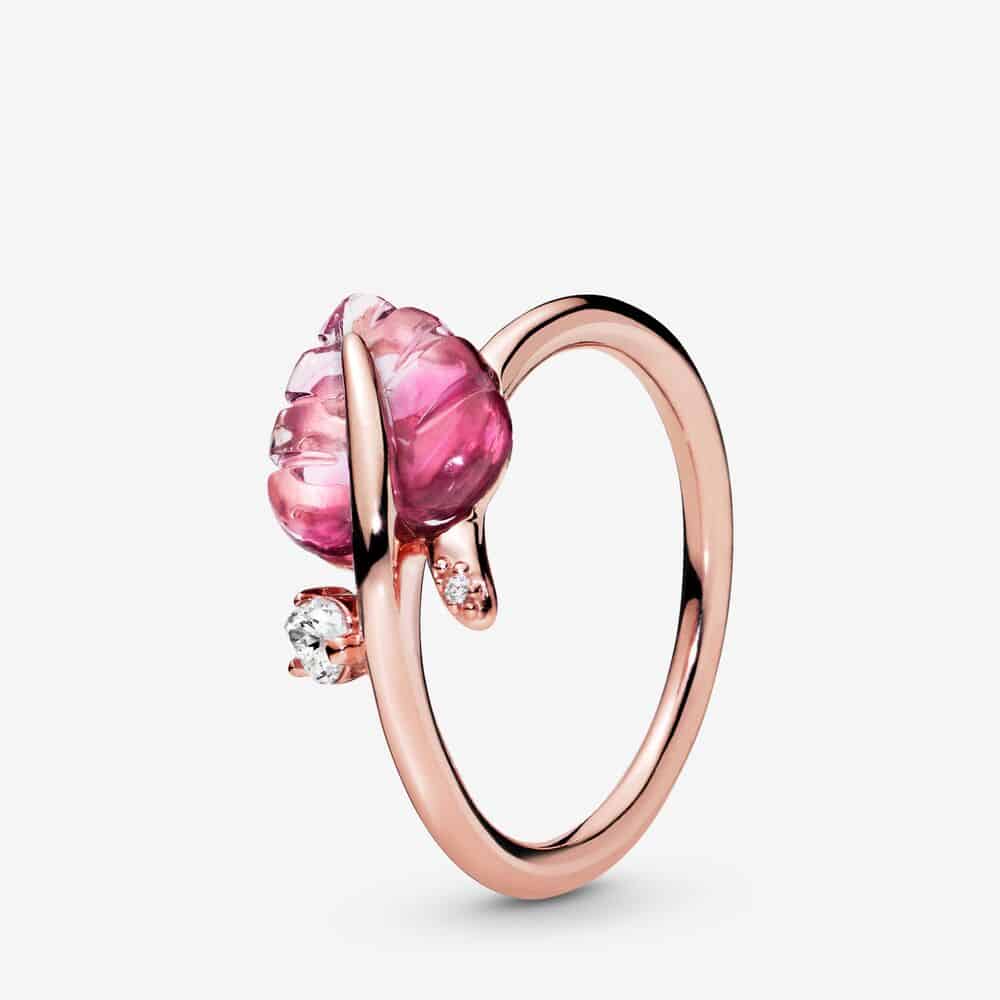 Bague Feuille en Verre de Murano Rose 79,00 € - 188319PMU Bague Feuille en Verre de Murano Rose 79,00 € - 188319PMU