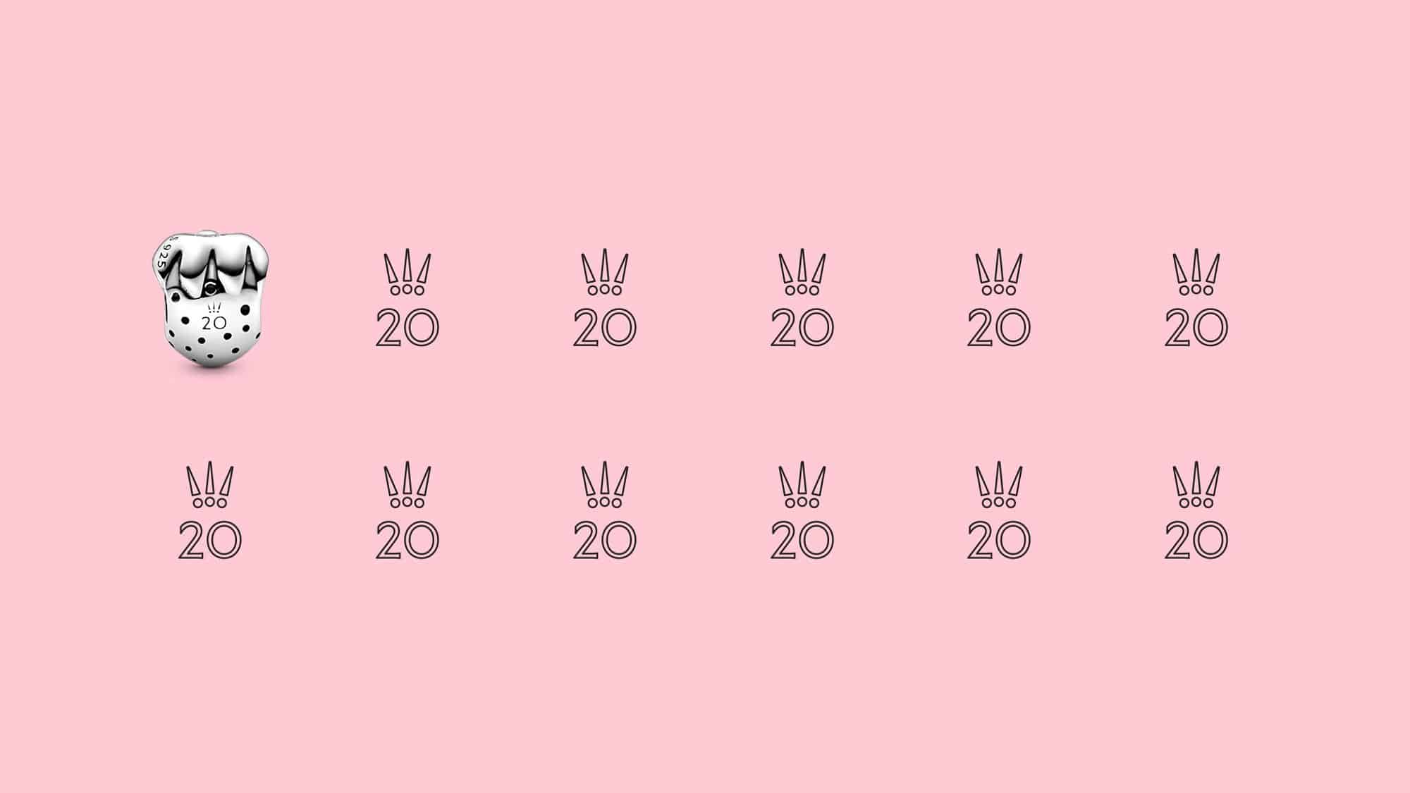Calendrier des 20 ans Pandora Calendrier des 20 ans!