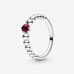 Bague Perlée Rouge Foncé 45,00 € - 198867C08 Bague Perlée Rouge Foncé 45,00 € - 198867C08
